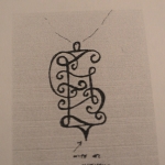 Projet du pendentif, dessiné par le client.